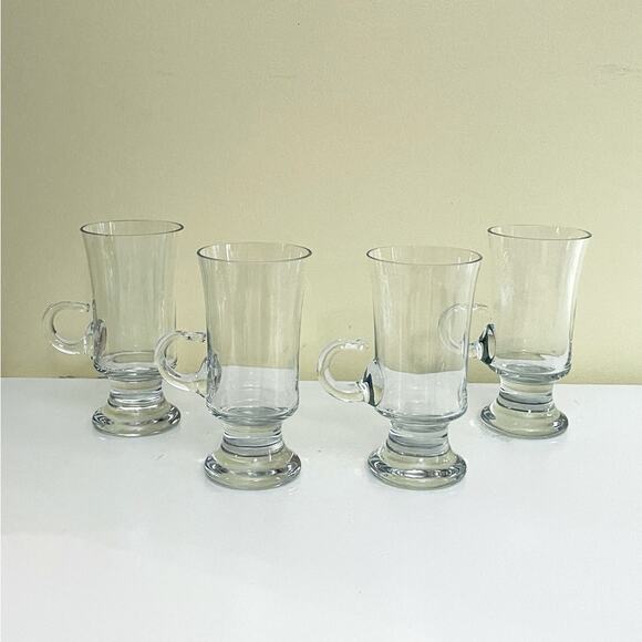 Vintage Holmegaard Danish Glass Coffee Cups, Tea Cup, Mugs, Irish, Whisky, Retro - Picture 3 of 7